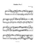 Four simple Pieces for organ manuals
